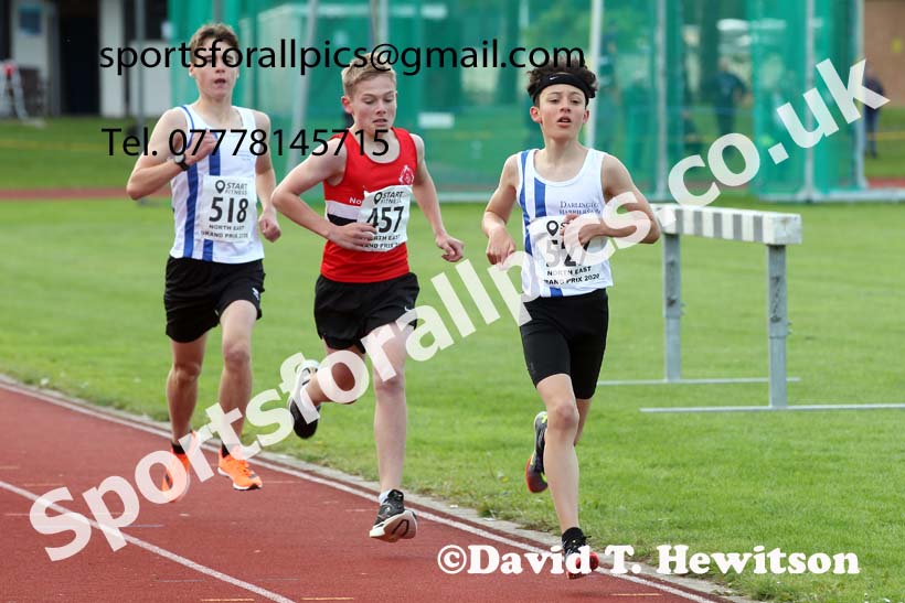 3000 metres, NECAA Open Meeting, Morpeth, Sunday, September 27th. David T. Hewitson/Sports for All Pics